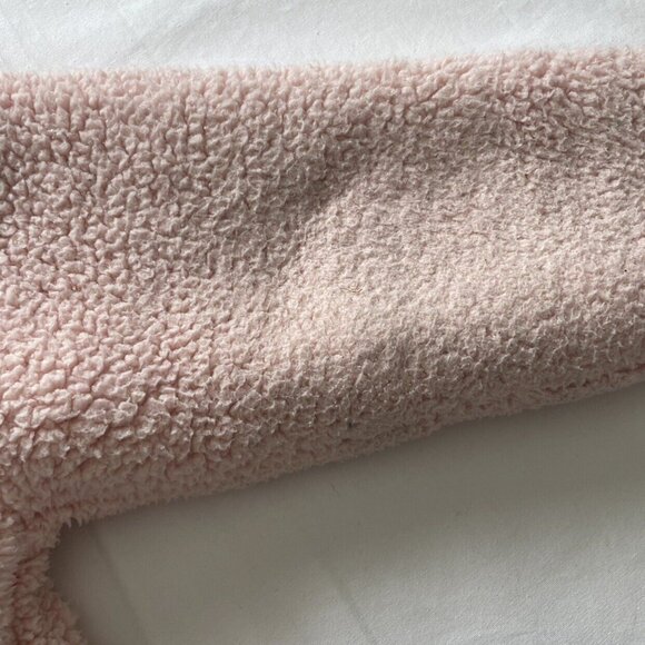 Limited Too Pink Sherpa Hooded Open Sweatshirt Size 10 - Picture 9 of 9